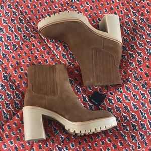 Dolce Vita Caster H2O Suede Waterproof Boots 8.5